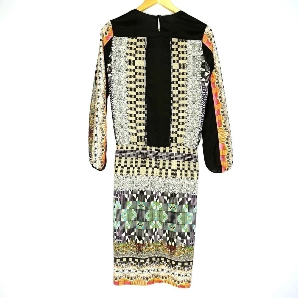 Clover Canyon Multicolor Gem and Geometric Print Knee Length Dress US XS - Picture 2 of 7